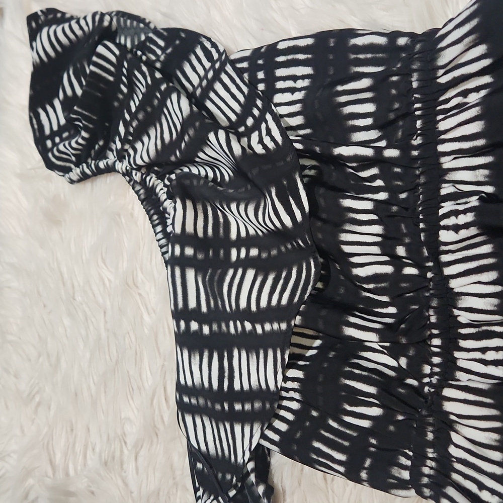 Express One Shoulder Ruffle Dress- XS - Picture 7 of 8